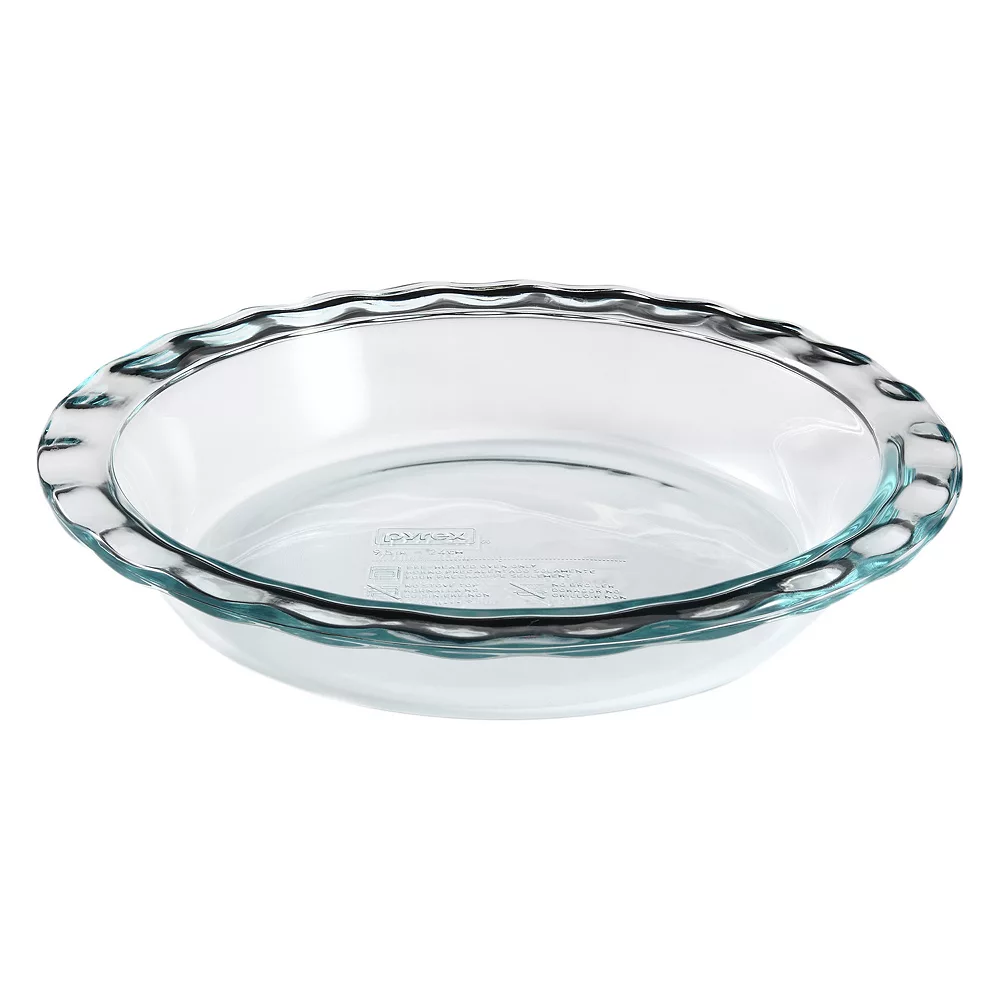 Pyrex Advantage Glass Pie Plate 4 Pyrex Advantage Glass Pie Plate - Image 2