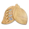Picnic Time Leaf 5-pc. Bamboo Cheese Board Set 1 Picnic Time Leaf 5-pc. Bamboo Cheese Board Set -Home-Kitchen 1076325