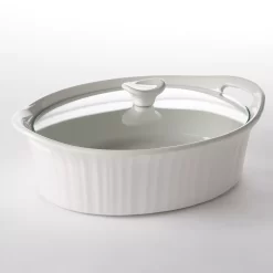 CorningWare French White 2 1/2-qt. Oval Casserole Dish