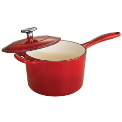 Tramontina Enameled Cast-Iron 2 1/2-qt. Covered Saucepan