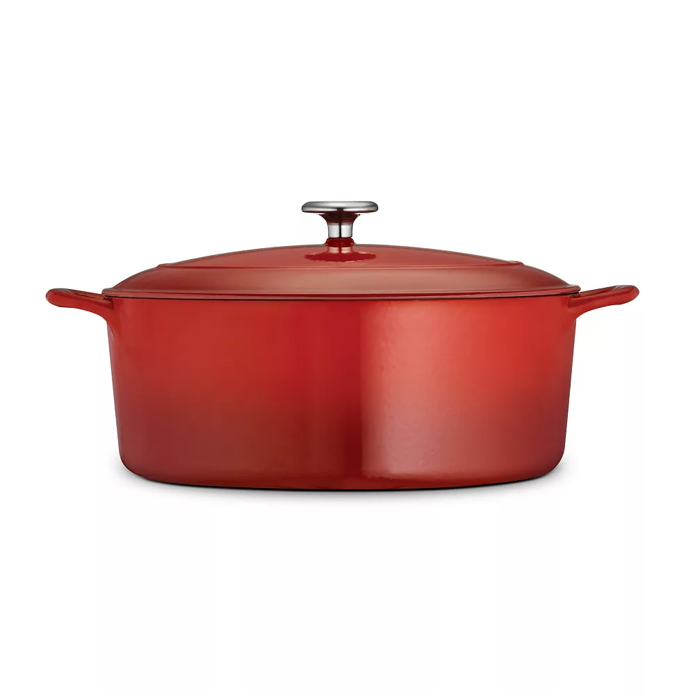 Tramontina Enameled Cast-Iron 7-qt. Oval Dutch Oven 5 Tramontina Enameled Cast-Iron 7-qt. Oval Dutch Oven - Image 3