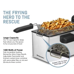 Elite Gourmet 3.5-qt. Immersion Deep Fryer With Timer -Home-Kitchen 1560406 ALT4