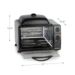 Elite Cuisine Multi-Function Countertop Toaster Oven Broiler -Home-Kitchen 1560504 ALT4