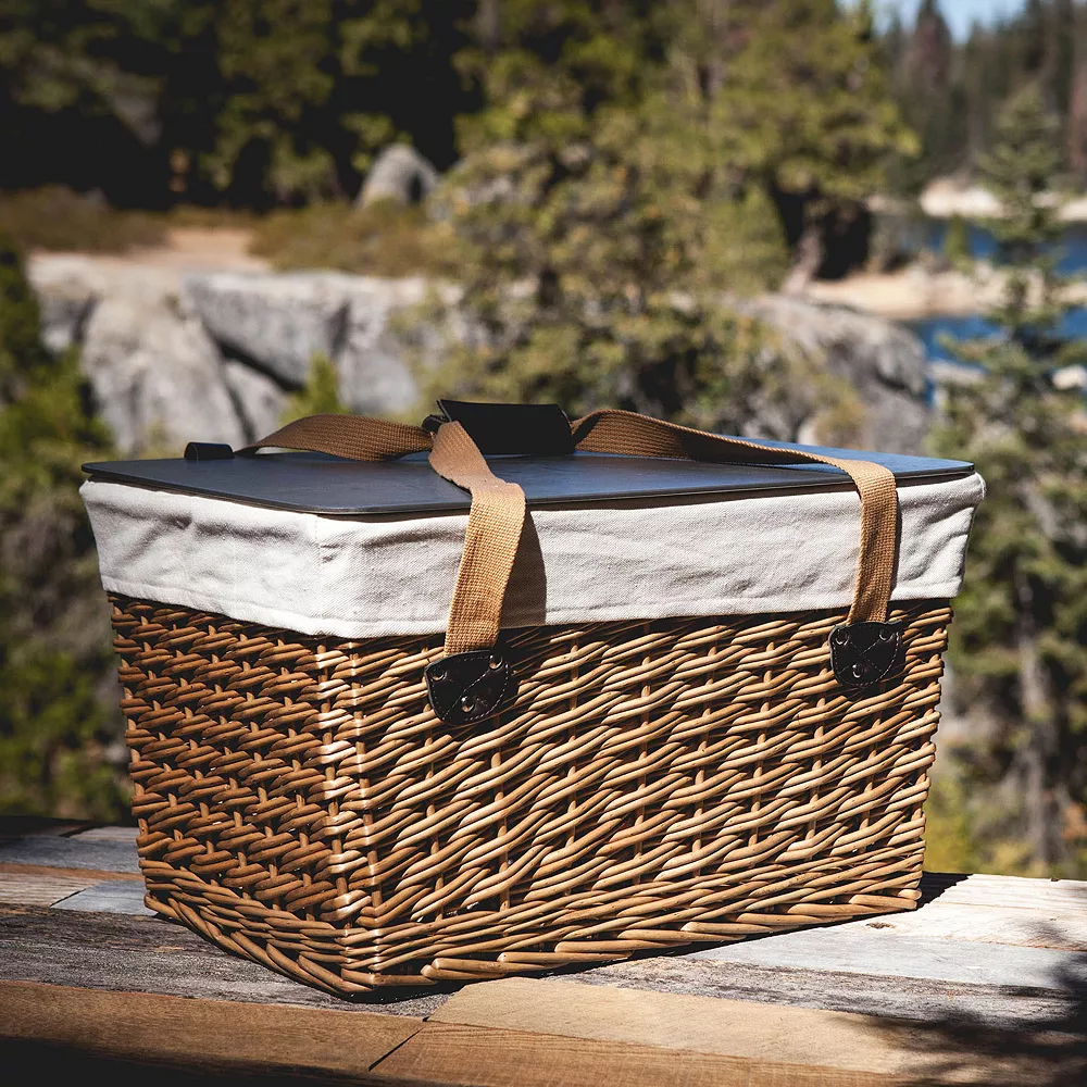 Picnic Time Canasta Grande Willow Picnic Basket 8 Picnic Time Canasta Grande Willow Picnic Basket - Image 6