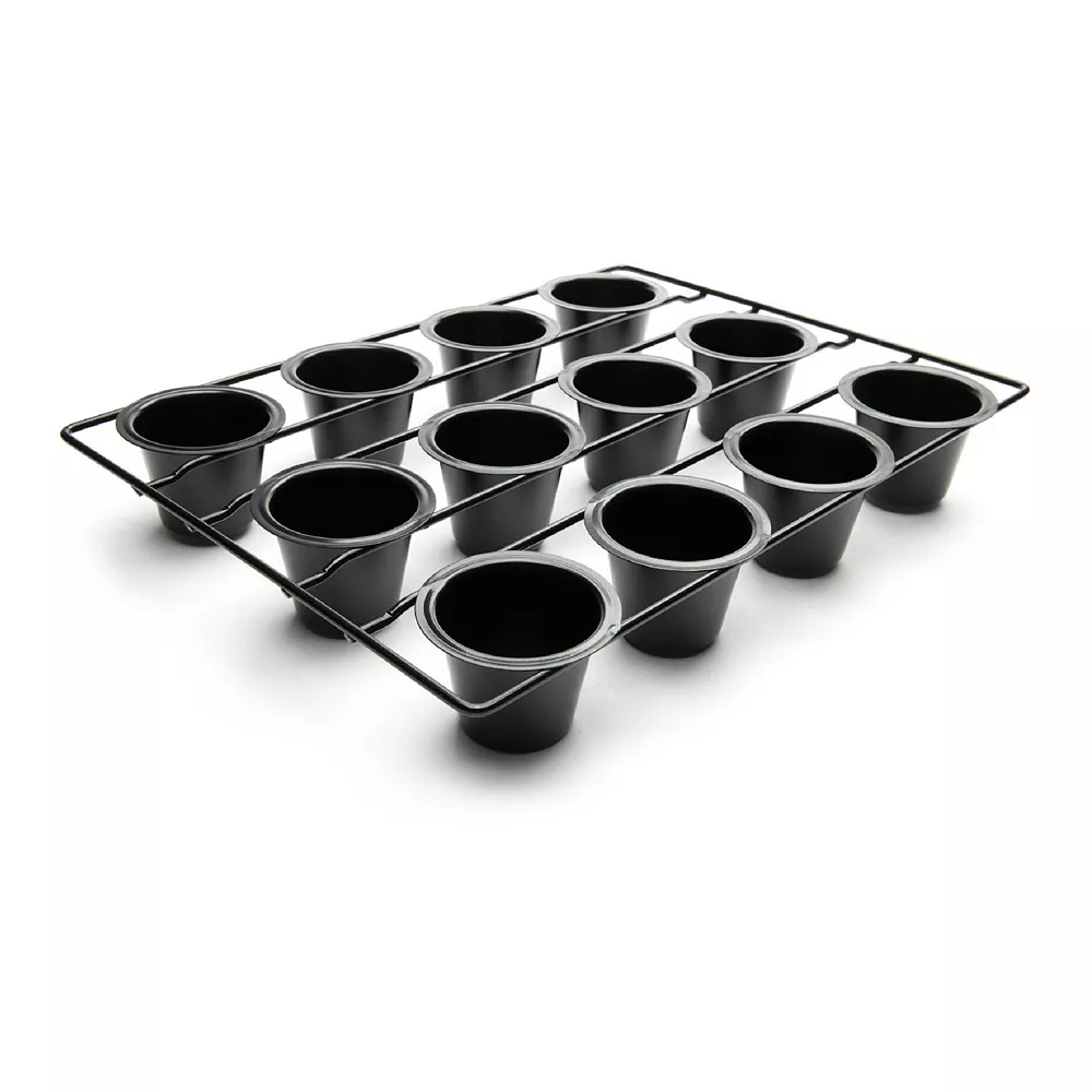Fox Run 12-Cup Nonstick Mini Popover Pan 3 Fox Run 12-Cup Nonstick Mini Popover Pan