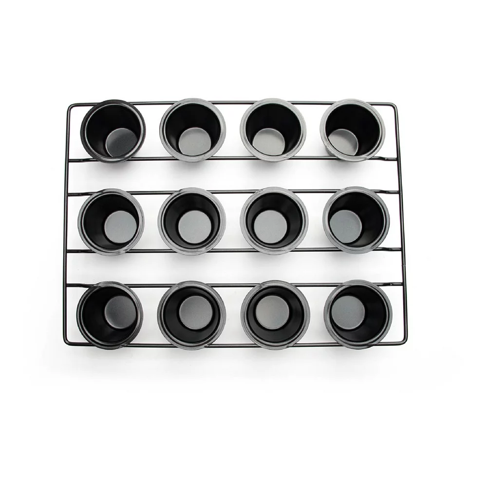 Fox Run 12-Cup Nonstick Mini Popover Pan 7 Fox Run 12-Cup Nonstick Mini Popover Pan - Image 5