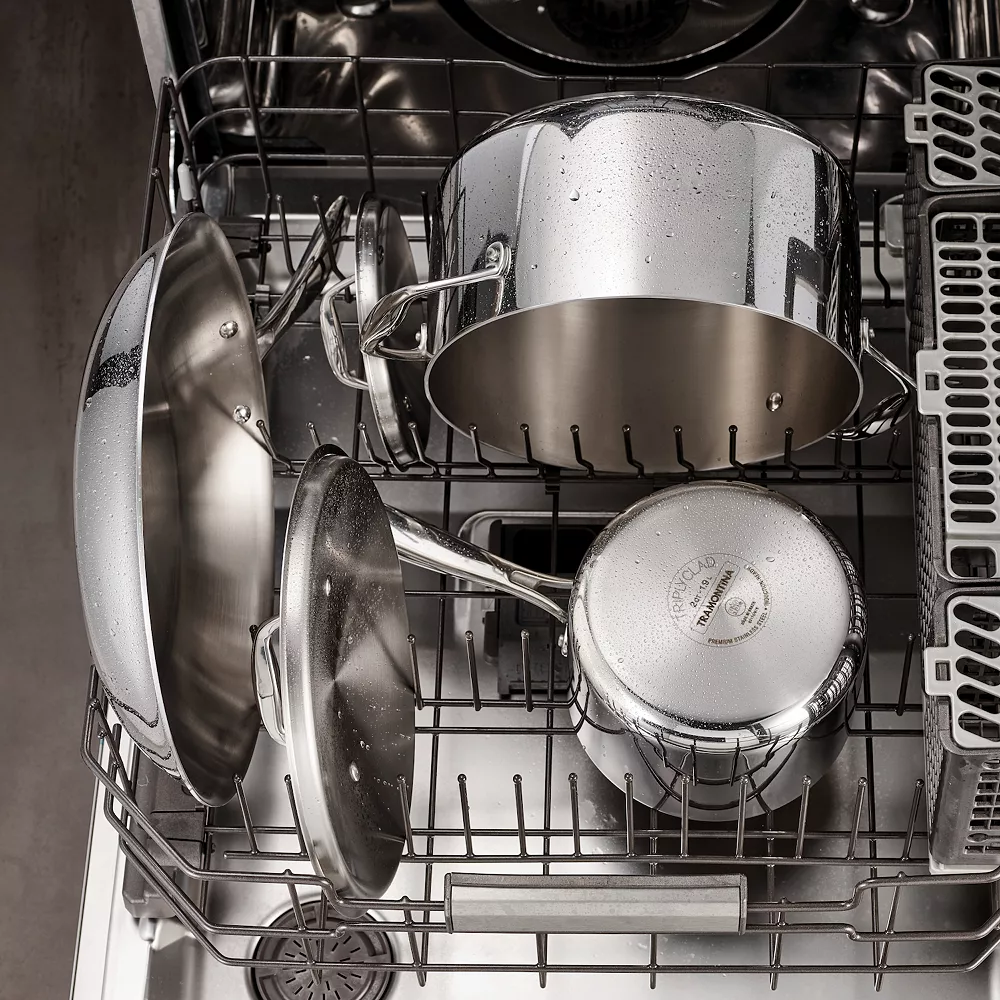 Tramontina Gourmet Tri-Ply Clad Stainless Steel 8-in. Frypan 6 Tramontina Gourmet Tri-Ply Clad Stainless Steel 8-in. Frypan - Image 4