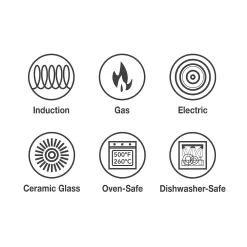 Tramontina Gourmet Tri-Ply Clad Stainless Steel 10-in. Frypan -Home-Kitchen 2067851 ALT5