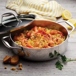 Tramontina Gourmet Tri-Ply Clad Stainless Steel 3-qt. Braiser -Home-Kitchen 2068821 ALT2