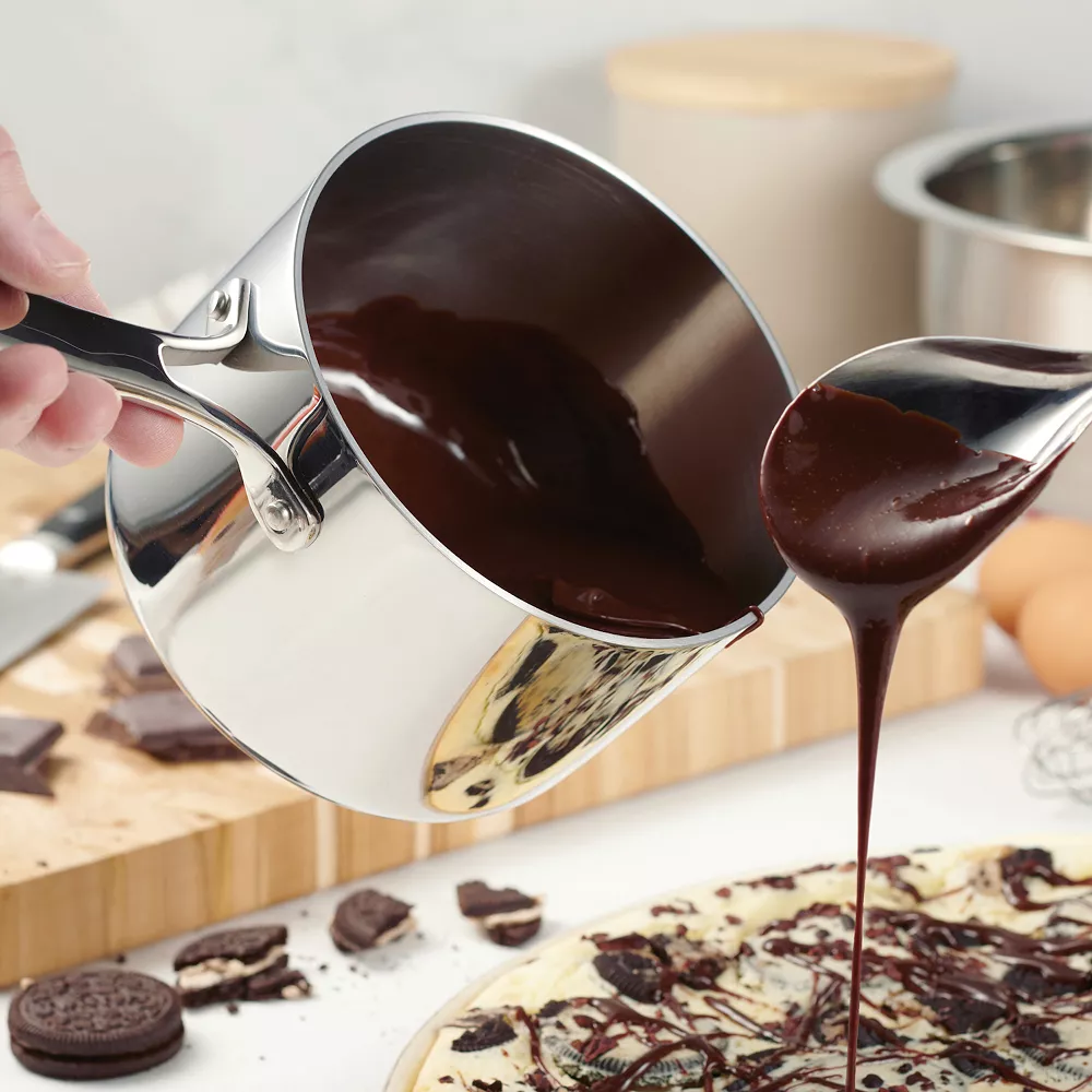 Tramontina Gourmet Tri-Ply Clad Stainless Steel 1.5-qt. Saucepan 5 Tramontina Gourmet Tri-Ply Clad Stainless Steel 1.5-qt. Saucepan - Image 3