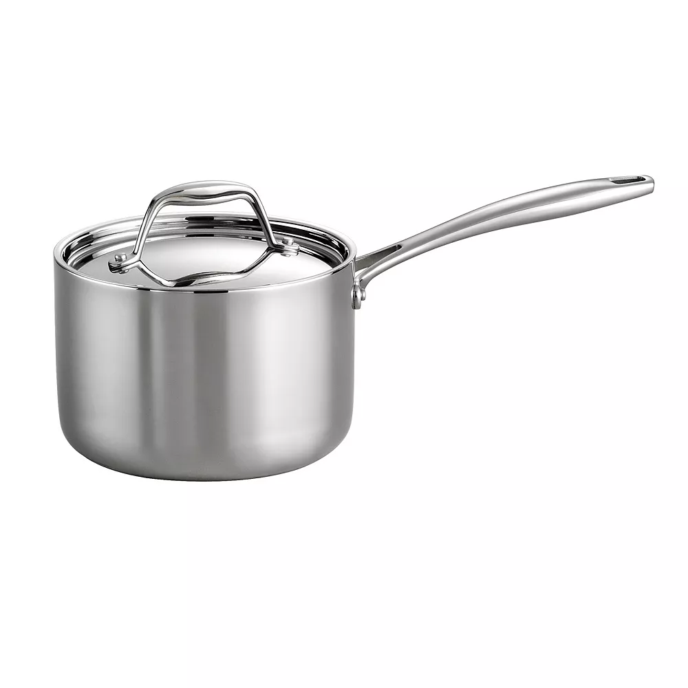 Tramontina Gourmet Tri-Ply Clad Stainless Steel 2-qt. Saucepan 4 Tramontina Gourmet Tri-Ply Clad Stainless Steel 2-qt. Saucepan - Image 2