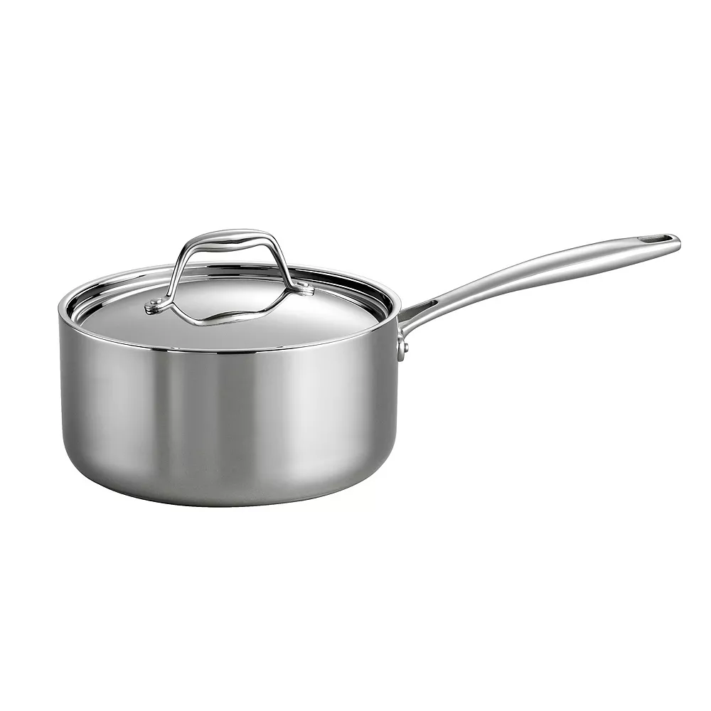 Tramontina Gourmet Tri-Ply Clad Stainless Steel 3-qt. Saucepan 4 Tramontina Gourmet Tri-Ply Clad Stainless Steel 3-qt. Saucepan - Image 2