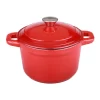 BergHOFF Neo 7-qt. Cast Iron Covered Stockpot -Home-Kitchen 2089895 Red