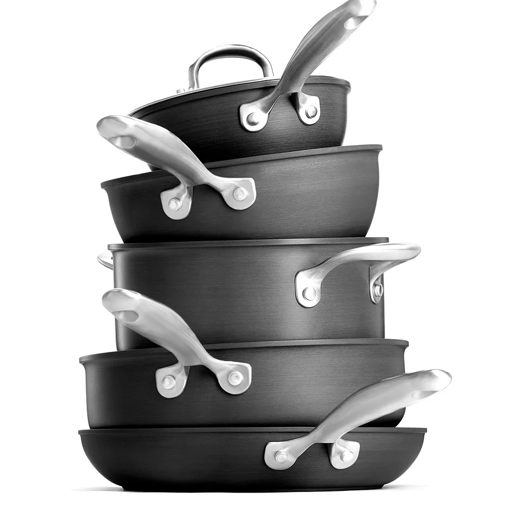OXO Hard-Anodized 12-pc. Nonstick Cookware Set 4 OXO Hard-Anodized 12-pc. Nonstick Cookware Set - Image 2