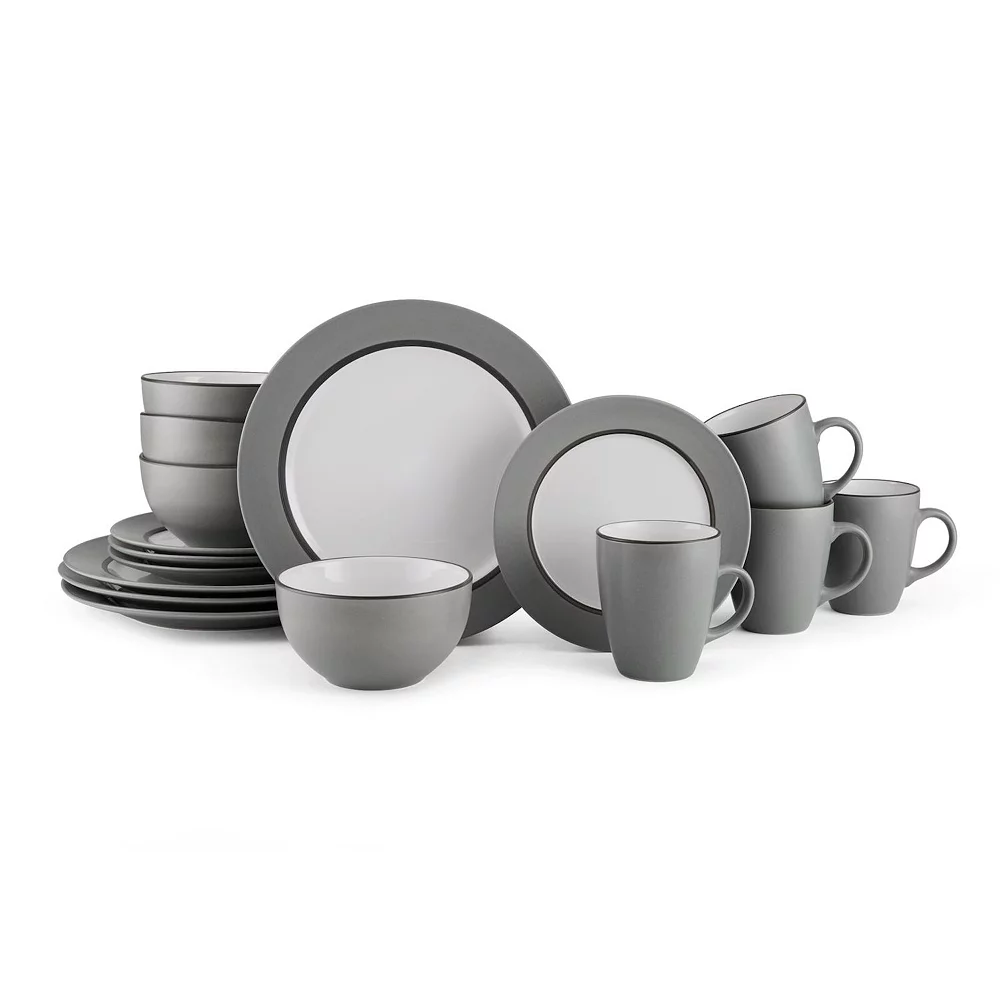 Pfaltzgraff Everyday Grayson 16-pc. Dinnerware Set 4 Pfaltzgraff Everyday Grayson 16-pc. Dinnerware Set - Image 2