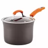 Rachael Ray® Hard-Anodized Nonstick Aluminum 3-qt. Covered Saucepan -Home-Kitchen 2121255