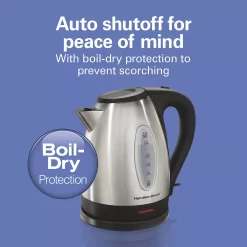 Hamilton Beach 1.7-Liter Electric Kettle 10 Hamilton Beach 1.7-Liter Electric Kettle -Home-Kitchen 2203651 ALT2