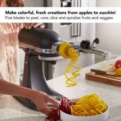 KitchenAid® Spiralizer With Peel, Core And Slice - KSM1APC -Home-Kitchen 2281439 ALT10