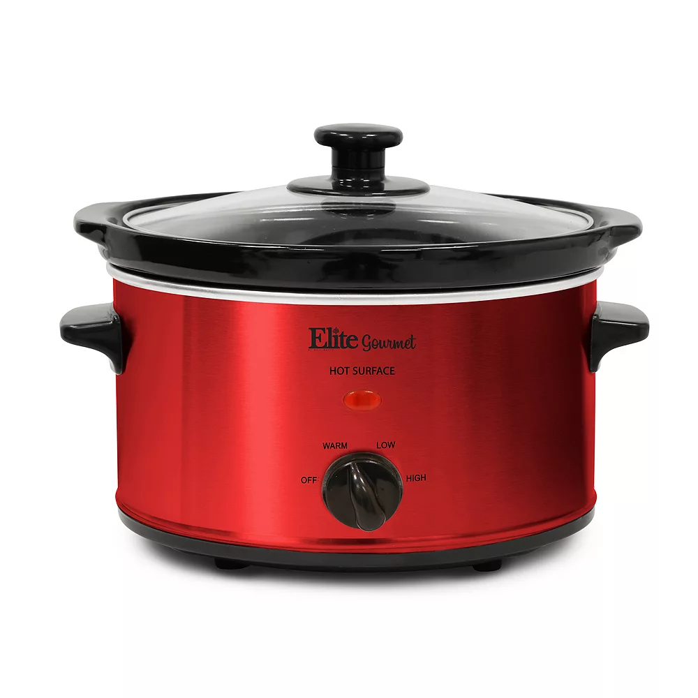 Elite Gourmet 2-qt. Oval Slow Cooker 3 Elite Gourmet 2-qt. Oval Slow Cooker