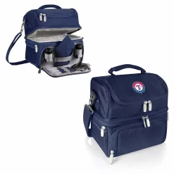 Picnic Time Texas Rangers Pranzo 7-Piece Insulated Cooler Lunch Tote Set -Home-Kitchen 2421758 ALT