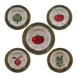 Certified International Pomodoro 5-pc. Pasta Serving Bowl Set