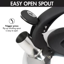 Primula Catalina 3-qt. Stainless Steel Whistling Tea Kettle 11 Primula Catalina 3-qt. Stainless Steel Whistling Tea Kettle -Home-Kitchen 2450692 ALT3