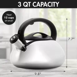 Primula Catalina 3-qt. Stainless Steel Whistling Tea Kettle 13 Primula Catalina 3-qt. Stainless Steel Whistling Tea Kettle -Home-Kitchen 2450692 ALT5