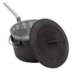 Camp Chef Champ Chef 2-pc. Pre-Seasoned Cast-Iron Pot