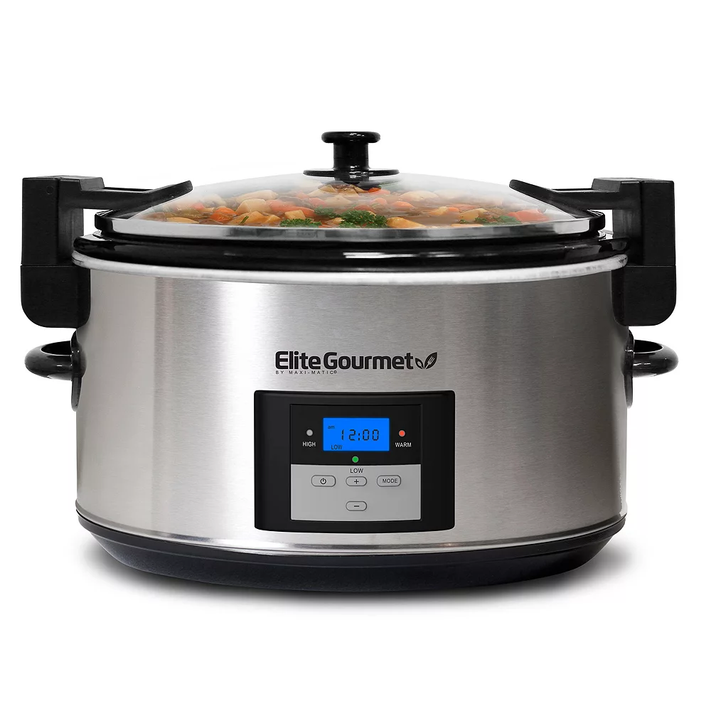 Elite Gourmet 8.5-qt. Programmable Slow Cooker 3 Elite Gourmet 8.5-qt. Programmable Slow Cooker
