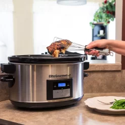 Elite Gourmet 8.5-qt. Programmable Slow Cooker 9 Elite Gourmet 8.5-qt. Programmable Slow Cooker -Home-Kitchen 2631492 ALT