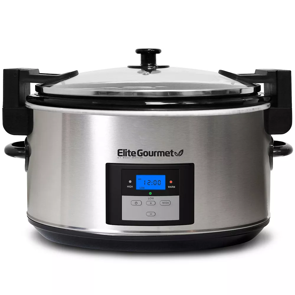 Elite Gourmet 8.5-qt. Programmable Slow Cooker 7 Elite Gourmet 8.5-qt. Programmable Slow Cooker - Image 5