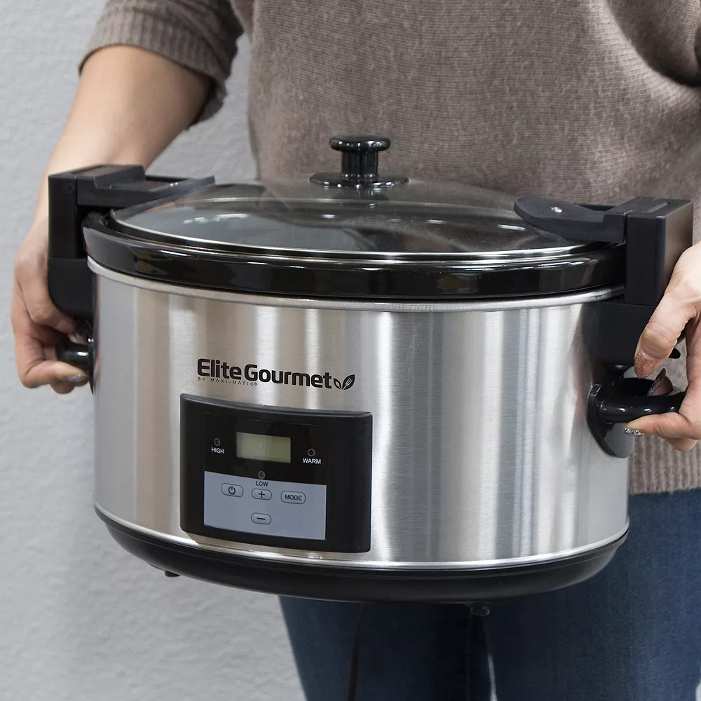 Elite Gourmet 8.5-qt. Programmable Slow Cooker 8 Elite Gourmet 8.5-qt. Programmable Slow Cooker - Image 6