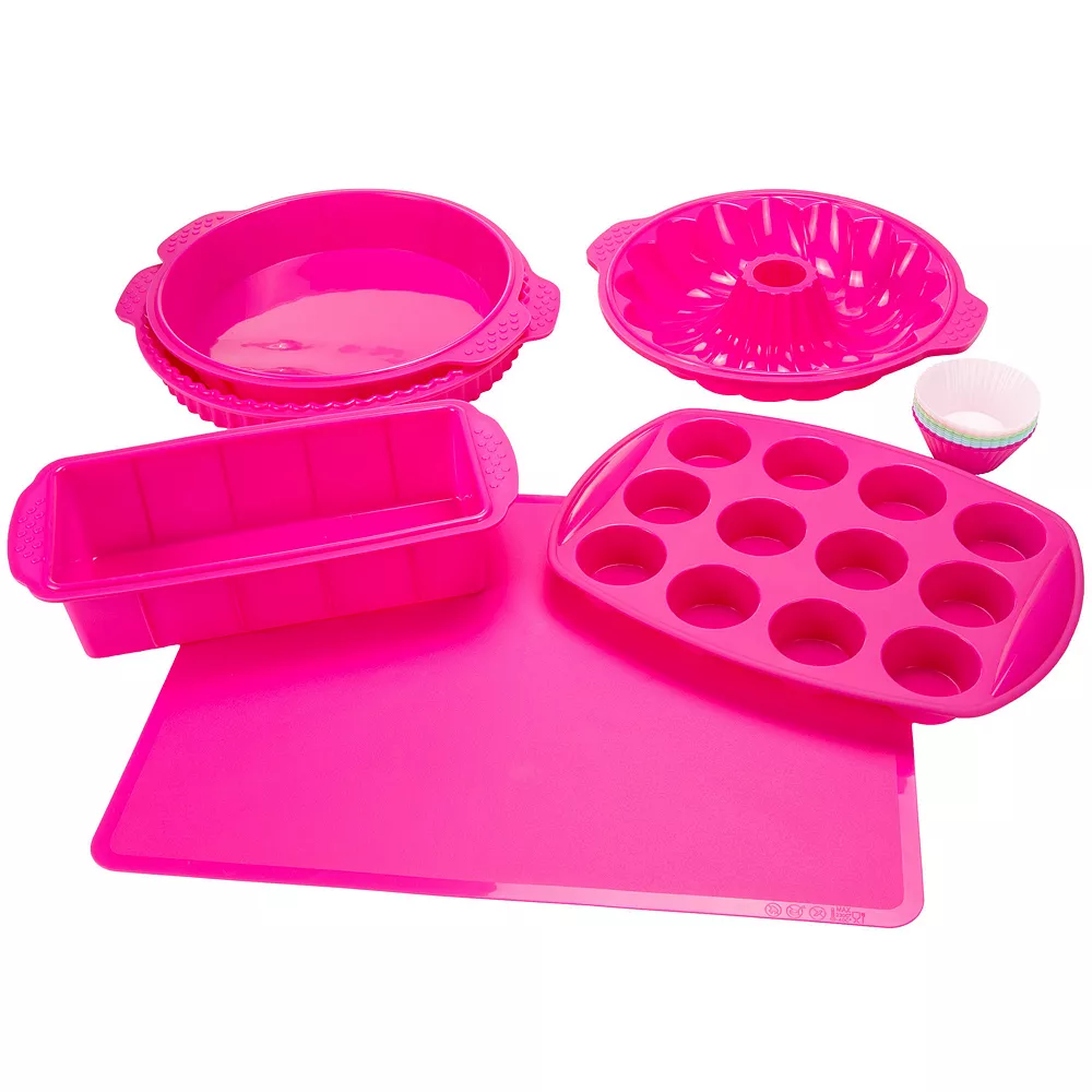 Classic Cuisine 18-pc. Silicone Bakeware Set 3 Classic Cuisine 18-pc. Silicone Bakeware Set