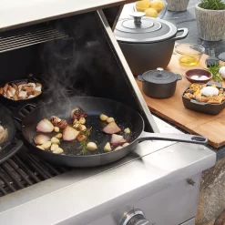 Food Network™ Pre-Seasoned Cast-Iron Skillet 10 Food Network™ Pre-Seasoned Cast-Iron Skillet -Home-Kitchen 2718234 ALT2