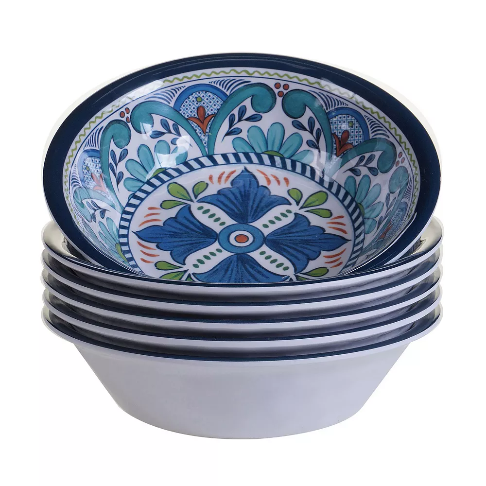 Certified International Talavera 6-pc. All-Purpose Bowl Set 3 Certified International Talavera 6-pc. All-Purpose Bowl Set
