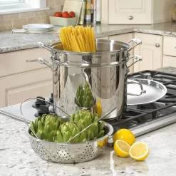 Cuisinart® Chef's Classic Stainless Steel 12-qt. Pasta Steamer Set 5 Cuisinart® Chef's Classic Stainless Steel 12-qt. Pasta Steamer Set -Home-Kitchen 2872486 ALT