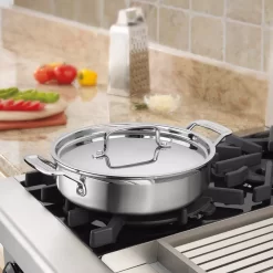 Cuisinart® Multiclad Pro Triple Ply Stainless Steel 3-qt. Casserole Pan 5 Cuisinart® Multiclad Pro Triple Ply Stainless Steel 3-qt. Casserole Pan -Home-Kitchen 2896296 ALT