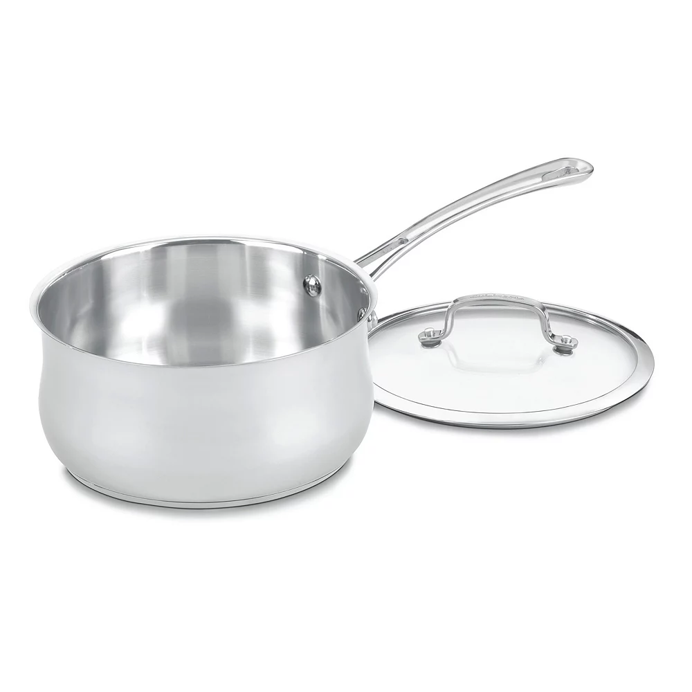 Cuisinart® Contour 3-qt. Stainless Steel Saucepan 3 Cuisinart® Contour 3-qt. Stainless Steel Saucepan
