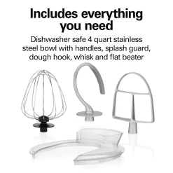 Hamilton Beach 4-quart Planetary Stand Mixer -Home-Kitchen 2946637 ALT4