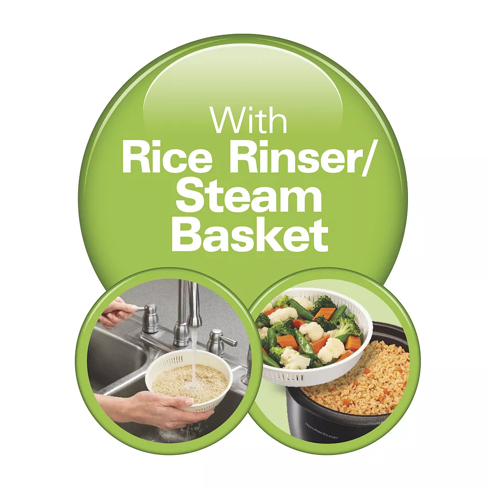 Hamilton Beach 20-Cup Glass Lid Rice Cooker 6 Hamilton Beach 20-Cup Glass Lid Rice Cooker - Image 4