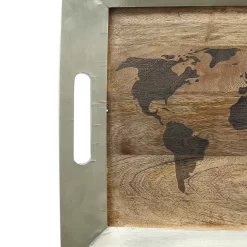 Thirstystone Global Trek World Map Serving Tray -Home-Kitchen 2950751 ALT2