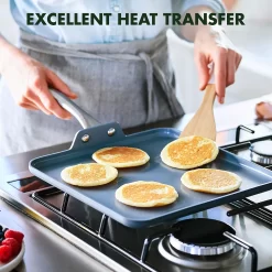 GreenPan Lima 11-in. Ceramic Nonstick Square Griddle -Home-Kitchen 2967987 ALT6