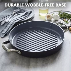 GreenPan Valencia Pro 11-in. Ceramic Nonstick Grill Pan -Home-Kitchen 2968474 ALT4