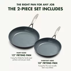 GreenPan Valencia Pro Ceramic Nonstick Frypan Set -Home-Kitchen 2968510 ALT4