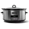 Crockpot™ 8-qt. Black Stainless Digital Slow Cooker -Home-Kitchen 3032807