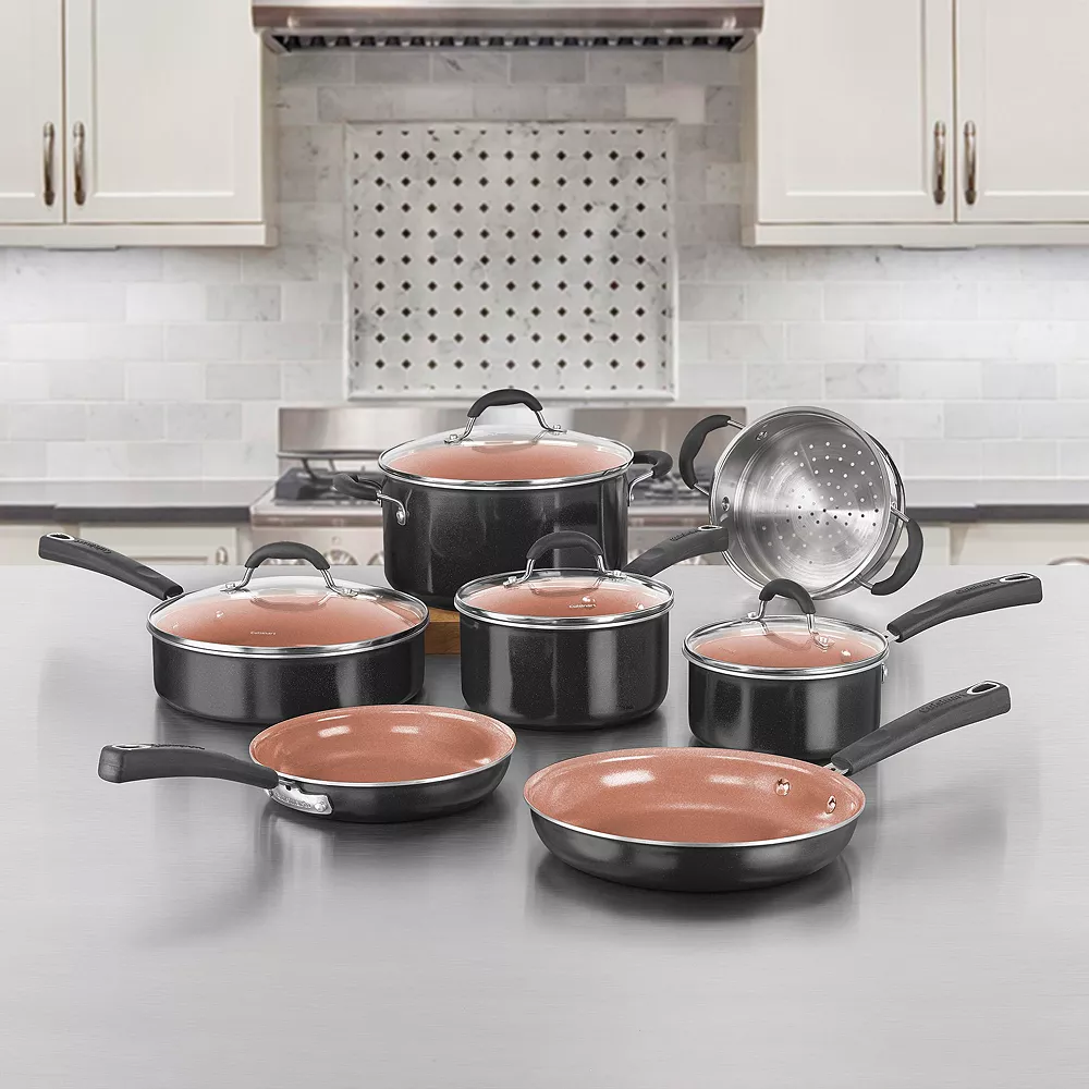 Cuisinart® Advantage Ceramica XT Nonstick 11-pc. Cookware Set 4 Cuisinart® Advantage Ceramica XT Nonstick 11-pc. Cookware Set - Image 2