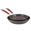 Rachael Ray® Cucina 2-pc. Nonstick Hard-Anodized Skillet Set 1 Rachael Ray® Cucina 2-pc. Nonstick Hard-Anodized Skillet Set -Home-Kitchen 3266793 Red