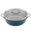Ayesha Curry Home Collection 7.5-quart Porcelain Enamel Nonstick One Pot Meal Stockpot 1 Ayesha Curry Home Collection 7.5-quart Porcelain Enamel Nonstick One Pot Meal Stockpot -Home-Kitchen 3282707 Twilight Teal