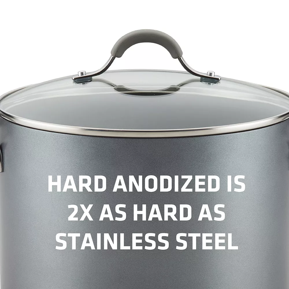 Circulon® Elementum Hard-Anodized 7.5-quart Nonstick Stockpot 6 Circulon® Elementum Hard-Anodized 7.5-quart Nonstick Stockpot - Image 4