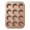 Food Network™ Textured Performance Series 12-Cup Nonstick Muffin Pan -Home-Kitchen 3448347 Bronze